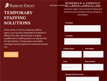 Tablet Screenshot of barrowgroup.com